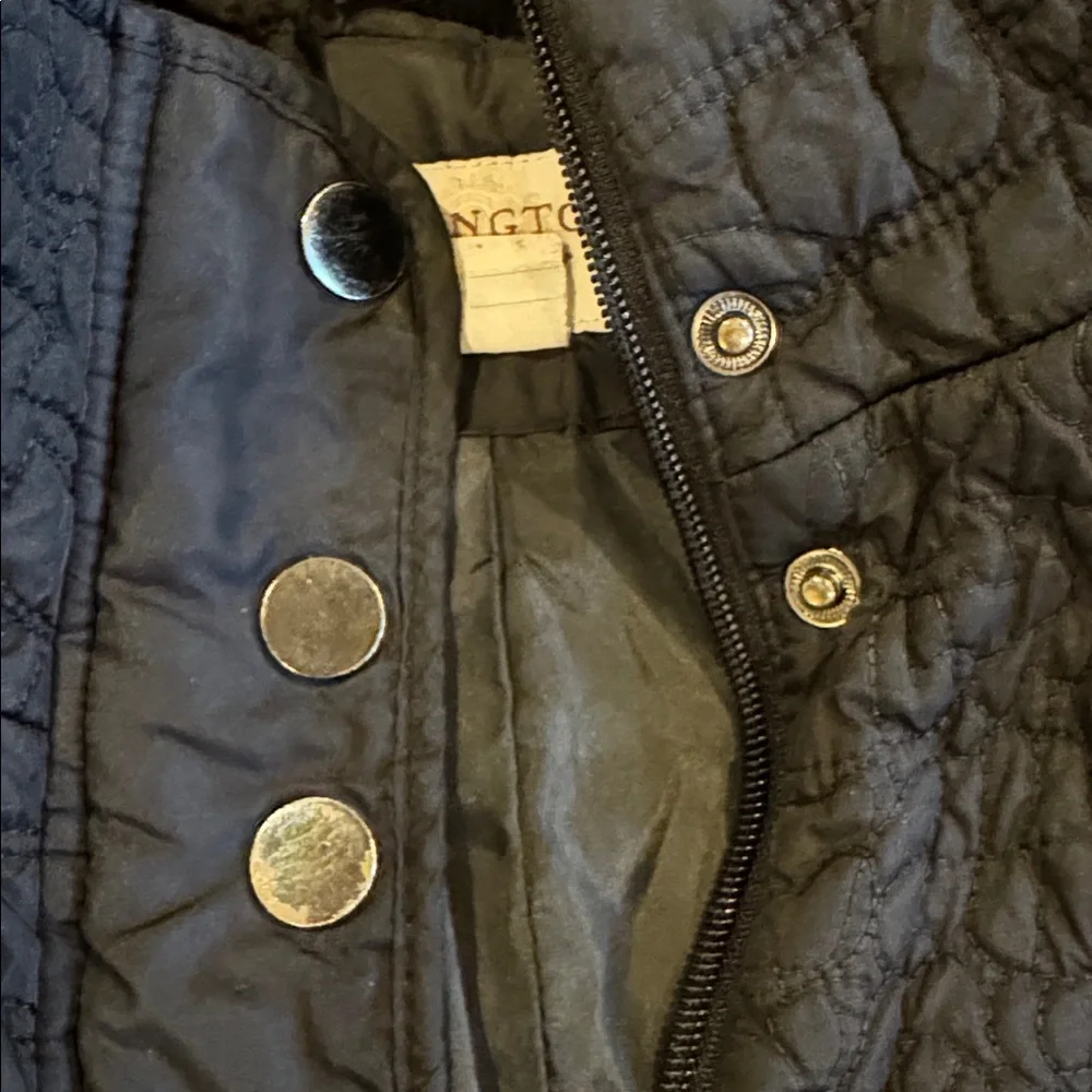 Covington Black Quilted Jacket - Picture 3 of 8